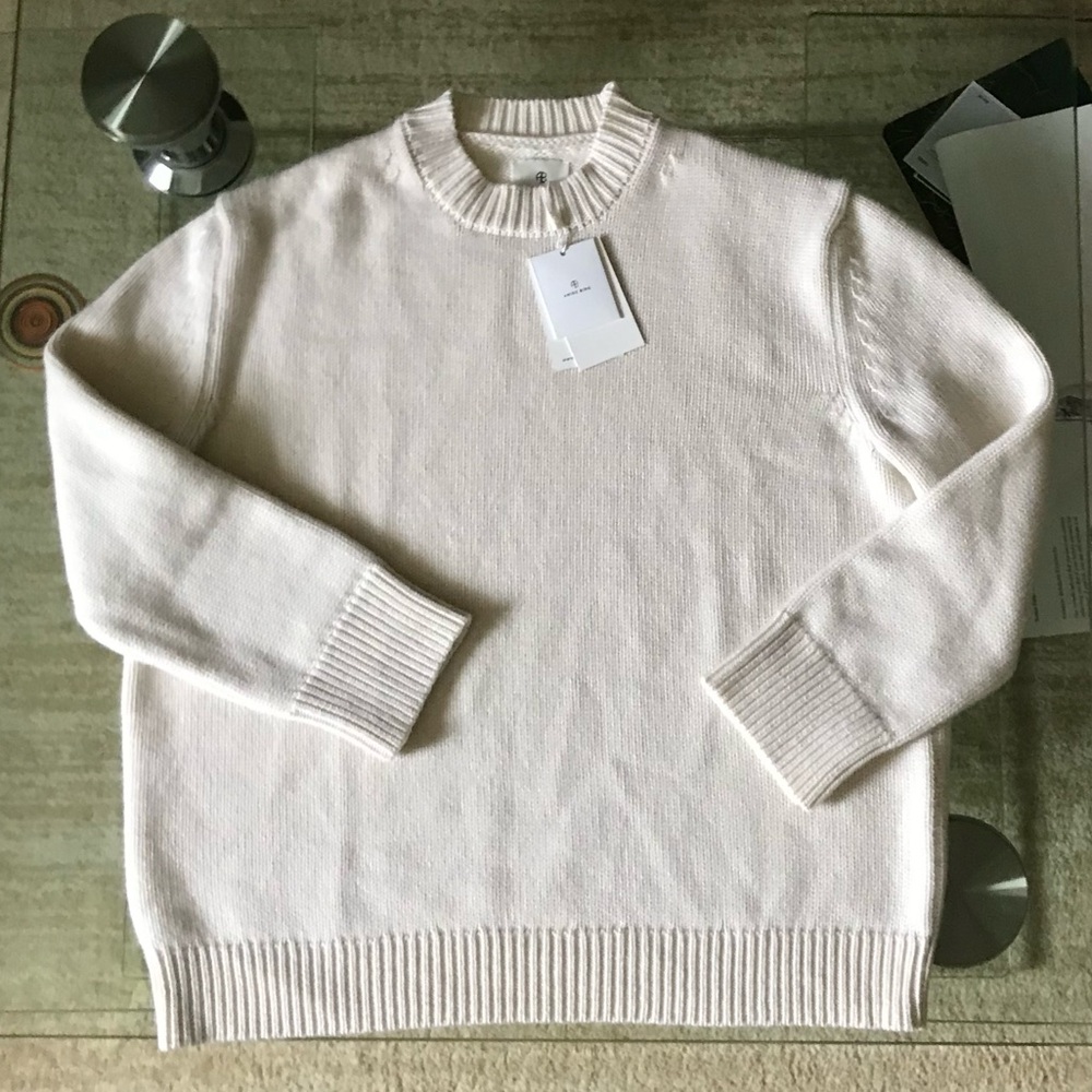 NEW Anine Bing Rosie Sweater in Ivory Limited Edition